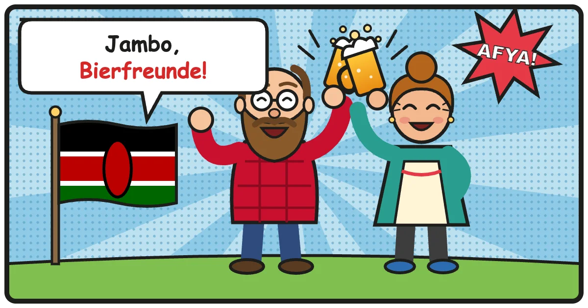 Comic: Jambo, Bierfreunde! – Afrikanisches Bier