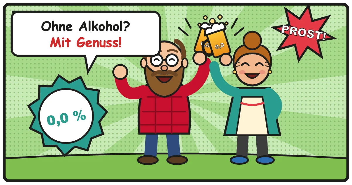 Comic: Ohne Alkohol? Mit Genuss! – Alkoholfreies Bier