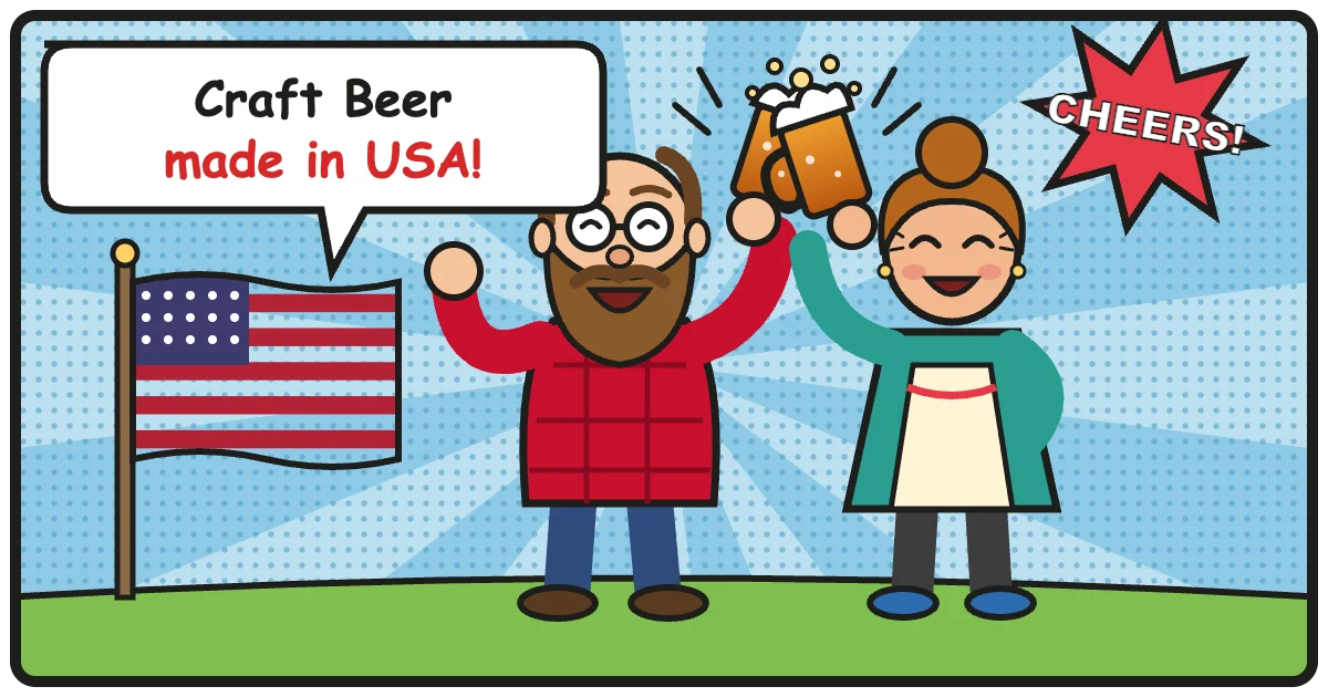 Comic: Craft Beer made in USA! – US-amerikanisches Bier