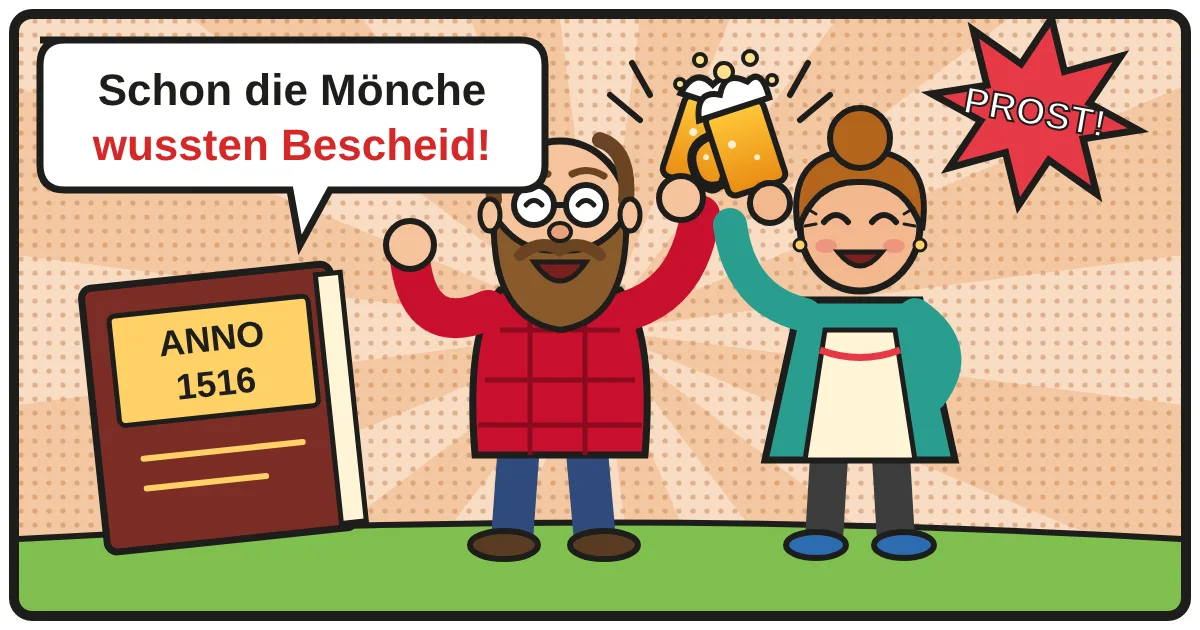 Comic: Schon die Mönche wussten Bescheid! – Biergeschichte