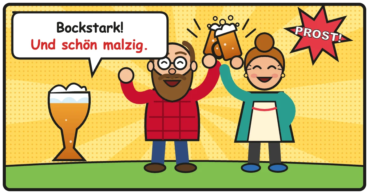 Comic: Bockstark! Und schön malzig. – Bockbier & Doppelbock