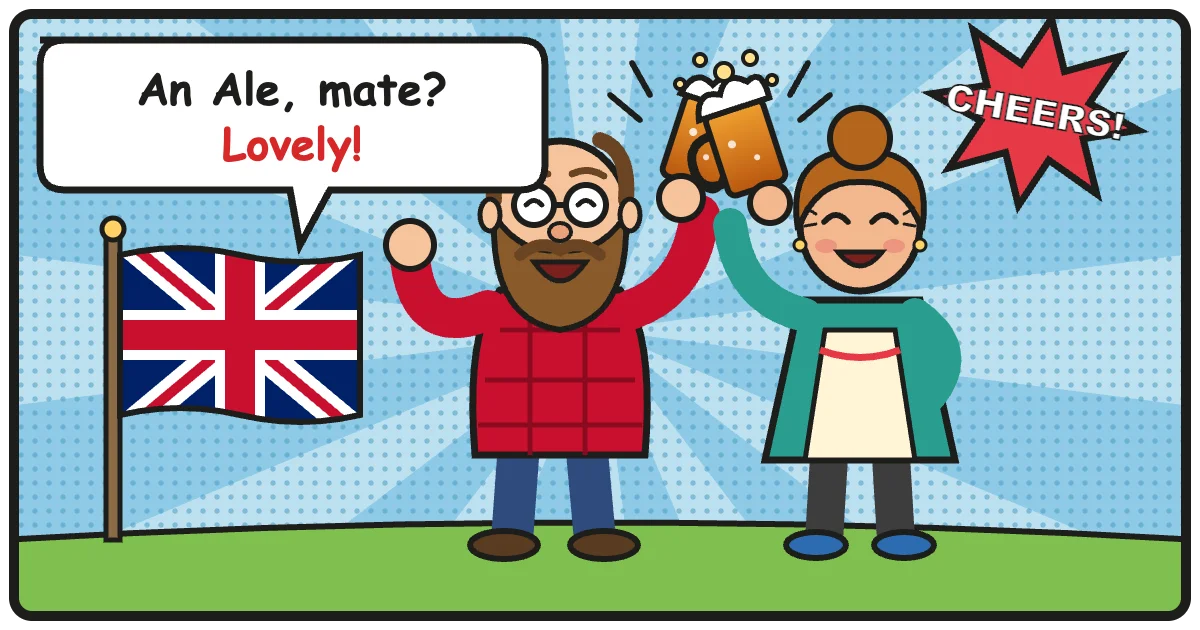 Comic: An Ale, mate? Lovely! – Britisches Bier