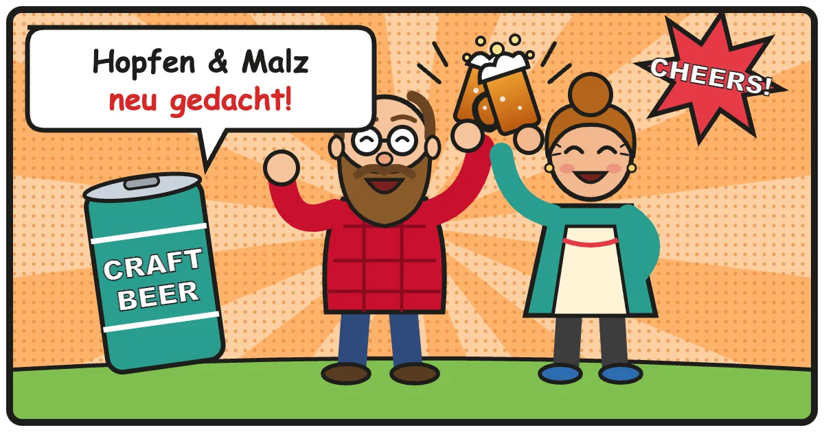 Comic: Hopfen & Malz neu gedacht! – Craft Beer