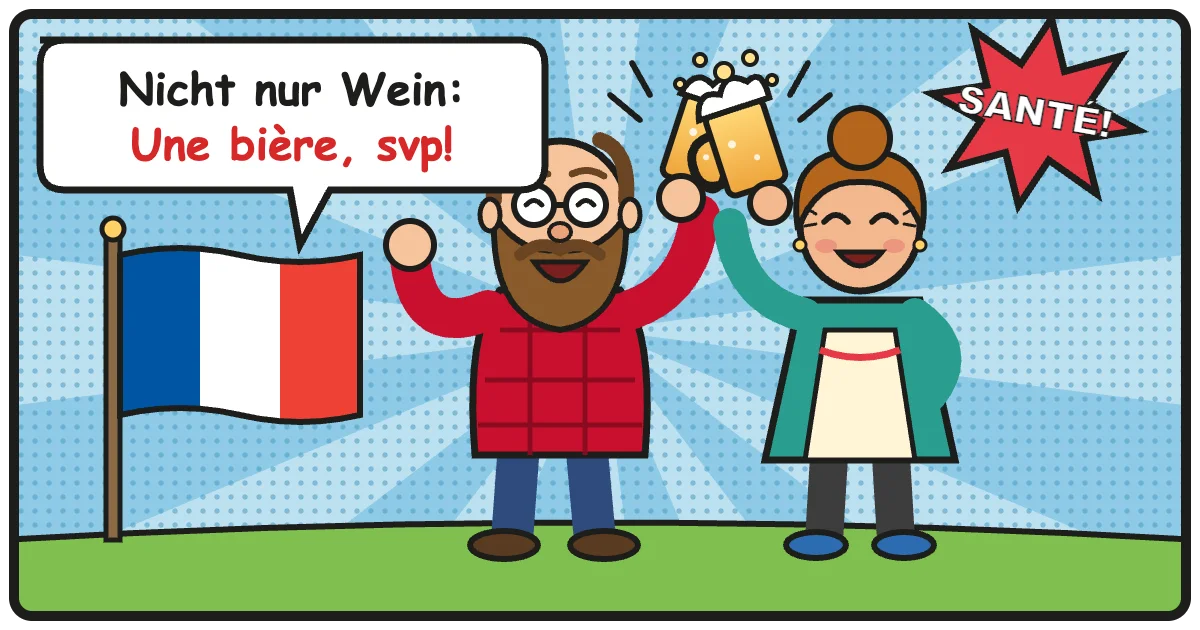 Comic: Nicht nur Wein: Une bière, svp! – Französisches Bier