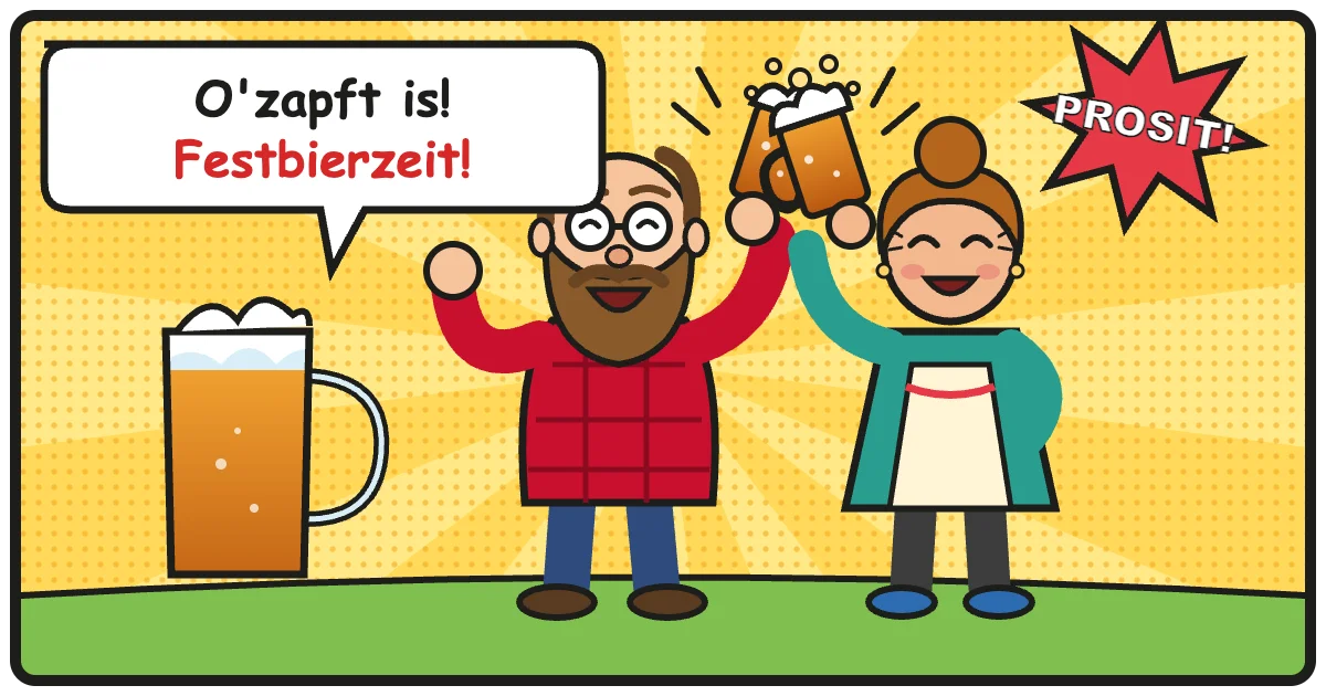 Comic: O'zapft is! Festbierzeit! – Märzen & Festbier