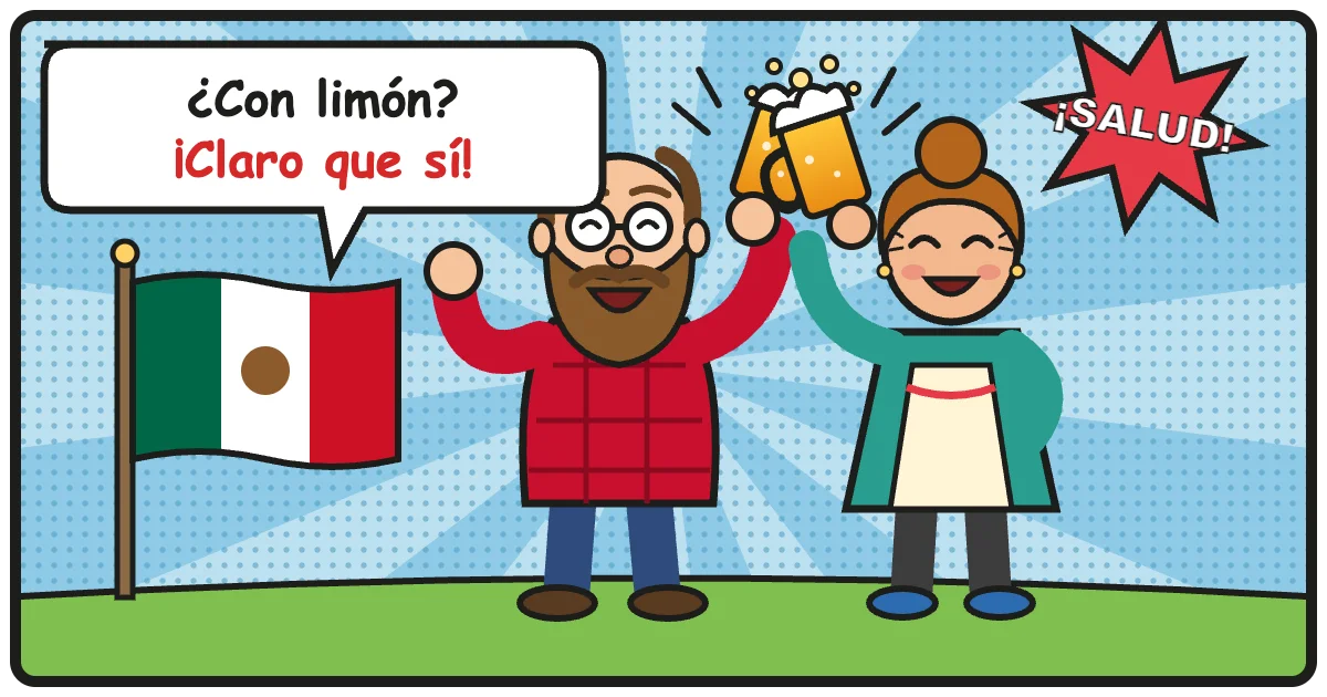Comic: ¿Con limón? ¡Claro que sí! – Mexikanisches Bier